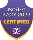 ISO/IEC 27001:2022 certified