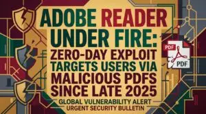 Adobe Reader Under Fire: Zero-Day Exploit Targets Users Via Malicious PDFs Since Late 2025