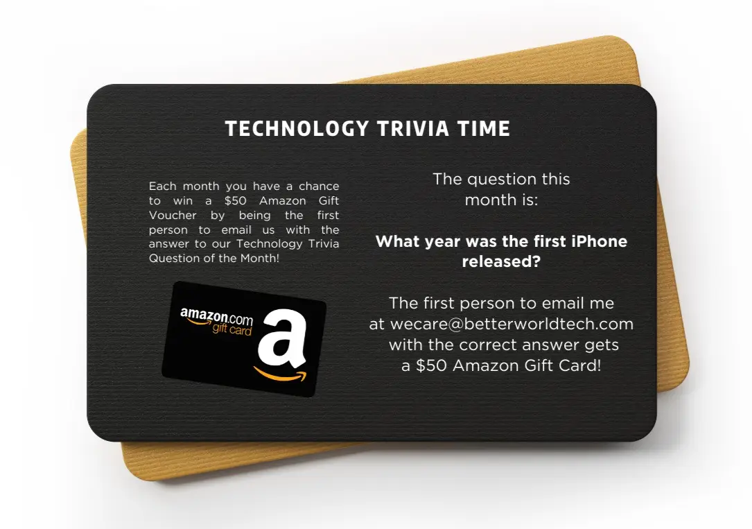 Tech Trivia, January's Newsletter